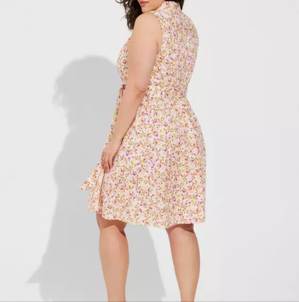 Torrid Poplin Colored Shirt Dress 👗 18-20/2x - Picture 2 of 12